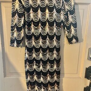 Long sleeve dress perfect for homecoming/ Christmas parties etc